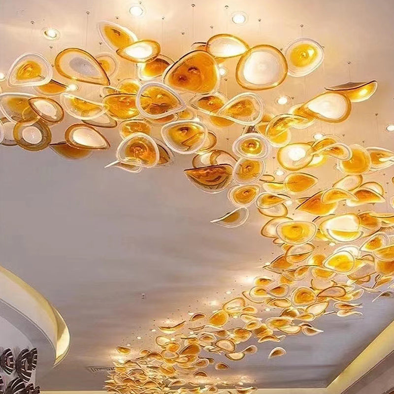 Luxury Art Chandeliers Project Engineering Chandelier Banquet Hall Led Pendant Light