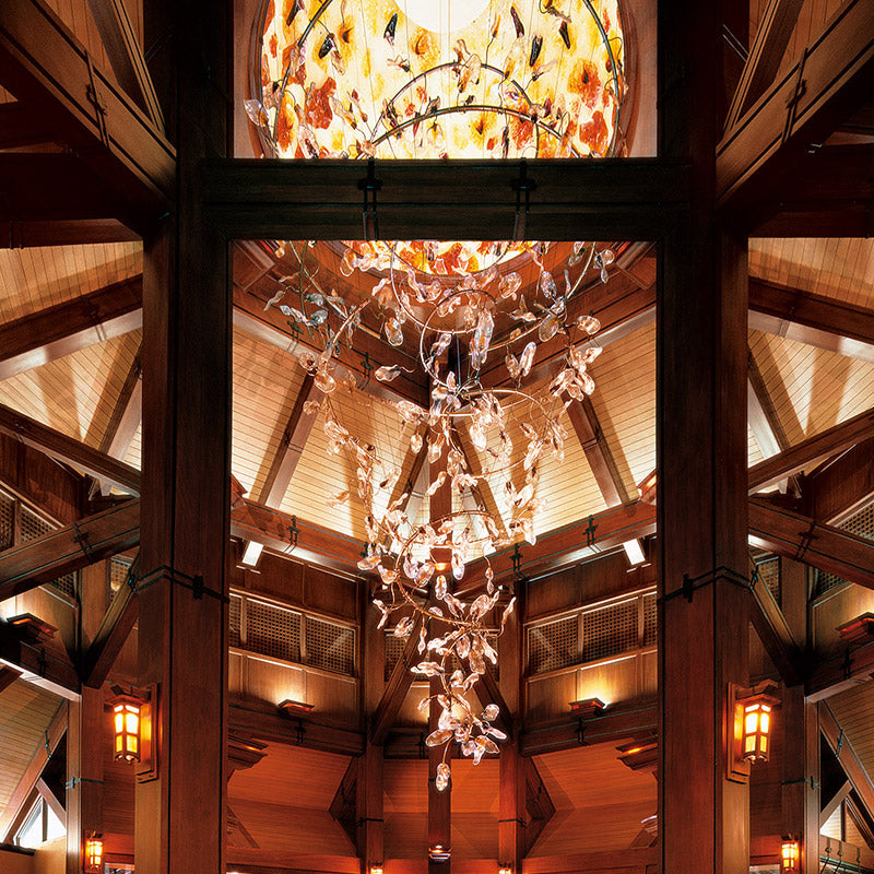 Modern Luxury Decorative Villa Lobby Hotel Hall Big Project Led Pendant Light Ceiling Chandelier