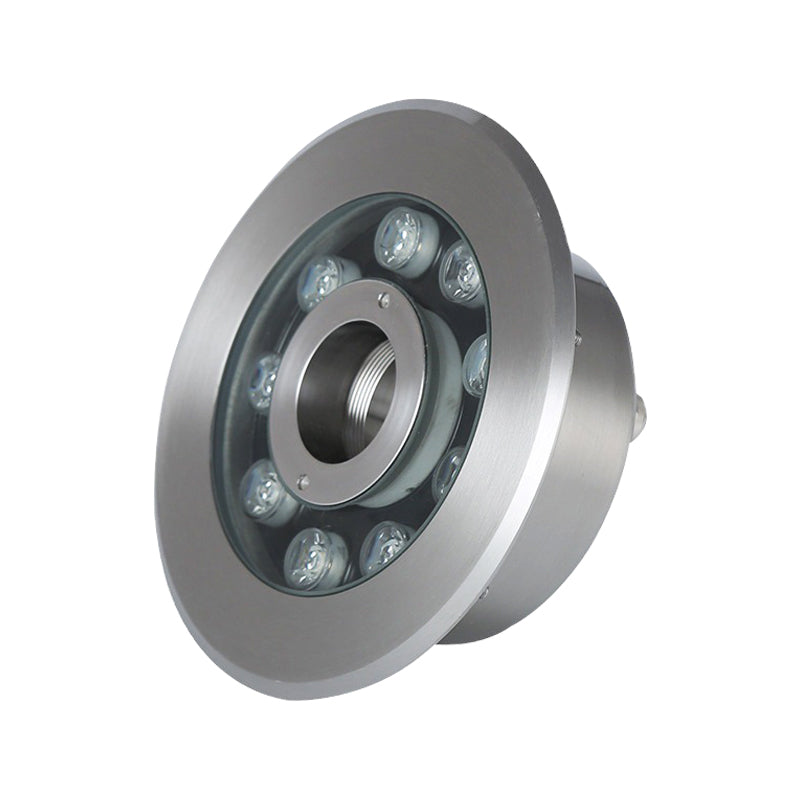 Dmx Remote Control 6W 9W 12W 18W Led Underwater Lamp Rgb Ip68 Stainless Steel LED Fountain Lighting