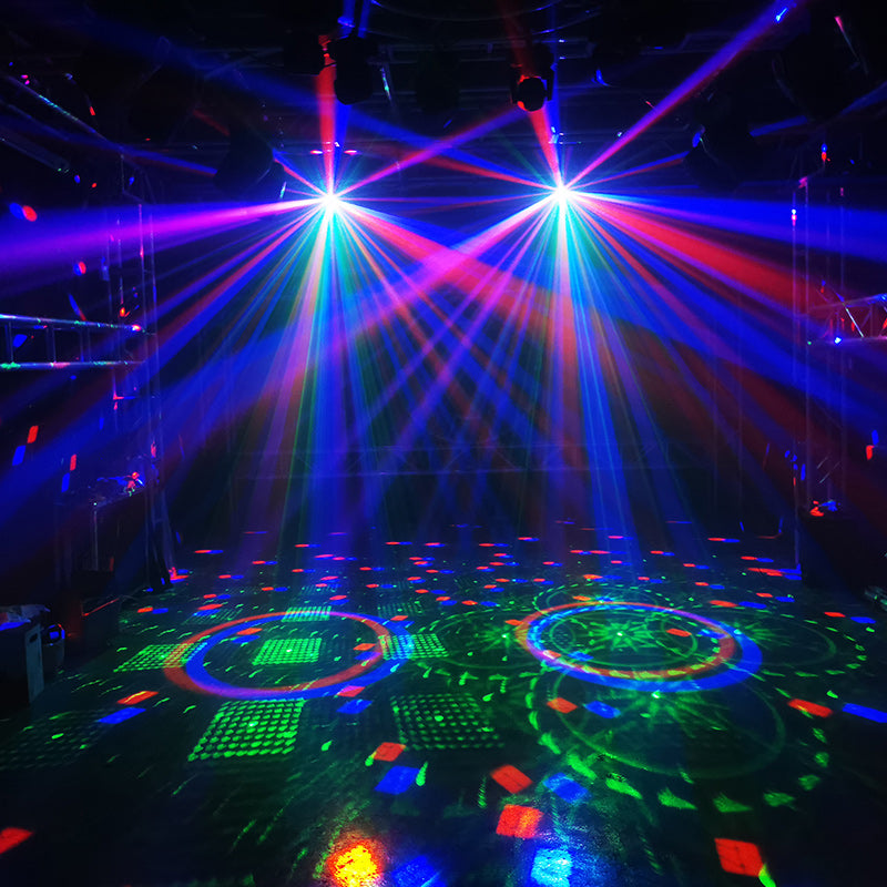 Party Lights Stage RGBW and UV 5 in 1 Mixed Lighting Magic-Ball Stage Lights for Church