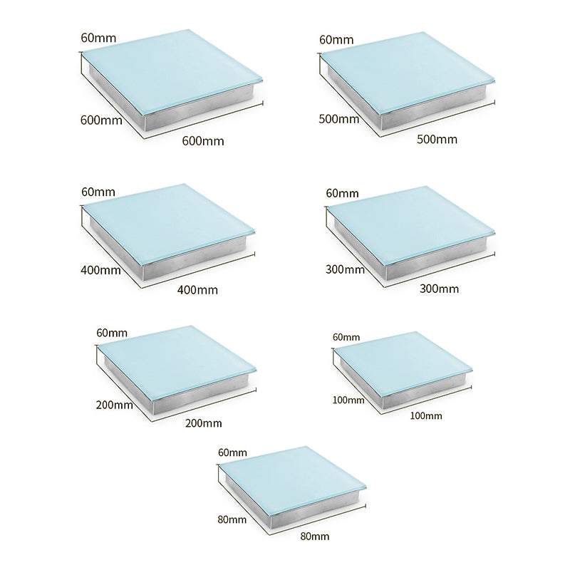 Customized IP67 DC24V 10W Recessed Square Led Brick Light Dance Floor For Outdoor Landscape