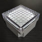 Outdoor LED IP68 Waterproof Landscape Lighting Square Rectangle Solar Brick Paver Lights for Walkway Driveway Patio Pool Deck