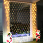 Garden Net Light Mesh Outdoor String Light Twinkle Light 3m x 2m 192LED 8Mode for Tree Wrap Lawn Backyard Christmas