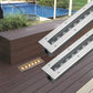 LED Long Strip Buried Light Park Square Recessed LED Underground Light Outdoor IP66 Waterproof Floor Tile Light