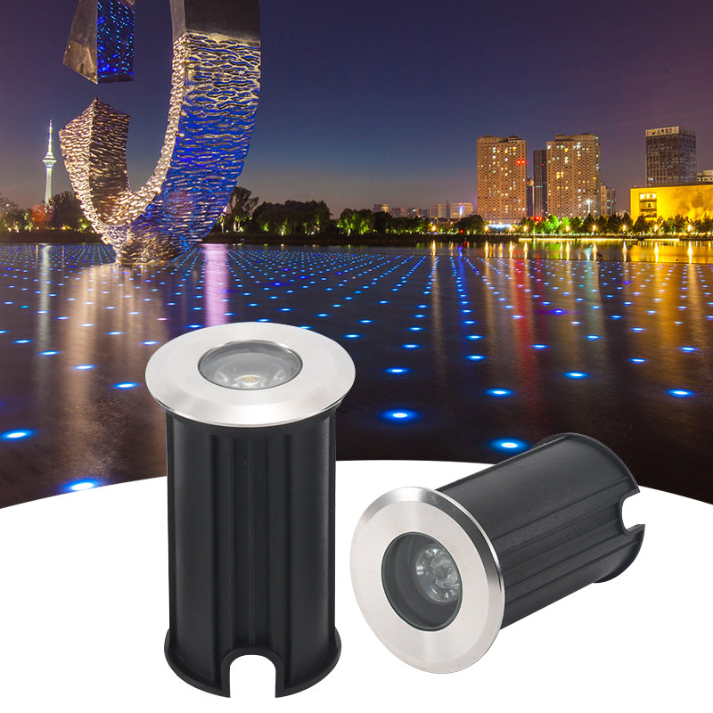 IP68 Stainless Steel RGB Colorful Swimming Pool Light Warm White Blue Mini LED Recessed Spa Pond Underwater Light