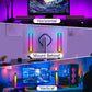 2023 New Arrived Smart Gaming Table Lamp RGB Symphony Gaming Lights Sound Pick Up Ambient Light Gaming Room Decoration Light