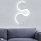 Nordic Style Decorative Living Room Bedroom Interior Snake Wall Light Creative Indoor Modern LED Wall Lamp