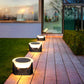 2023 Modern Post Light Column Solar Pillar Light for Flat Surface Patio Garden Decoration Outdoor Post Lamp Solar Garden Lights