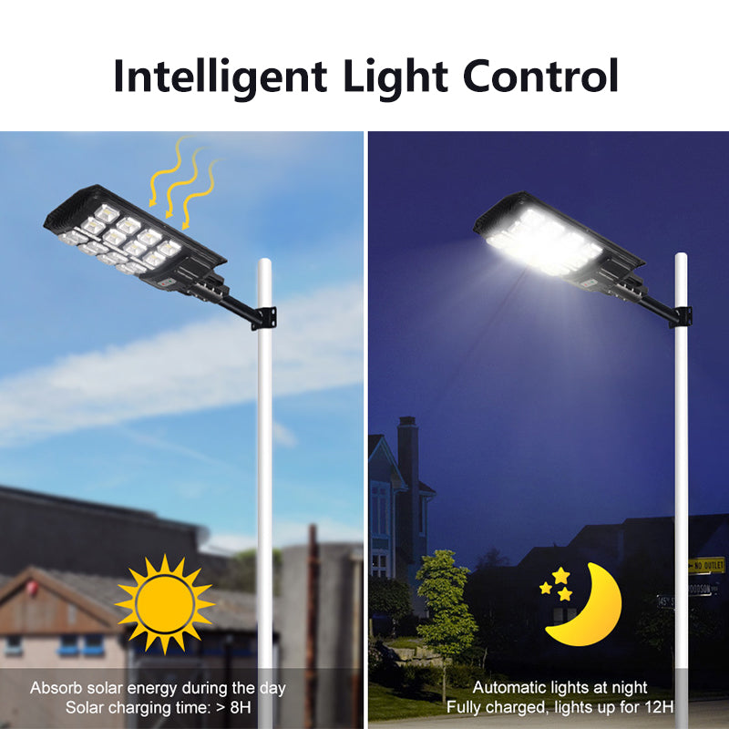 Waterproof All In One Light Control Radar Induction Outdoor Solar Street Lights Remote control Solar Street Lamp