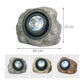 Outdoor Resin Stone Light Solar 2led Simulation Solar Curb Stone Light Rocks Good Quality Solar Stones Lights For Garden