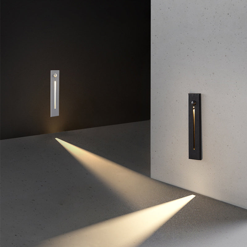 Led Stair Light Step Sensor Outdoor Waterproof Aluminum Floor Lamp Indoor Modern Embedded Corner Wall Lighting