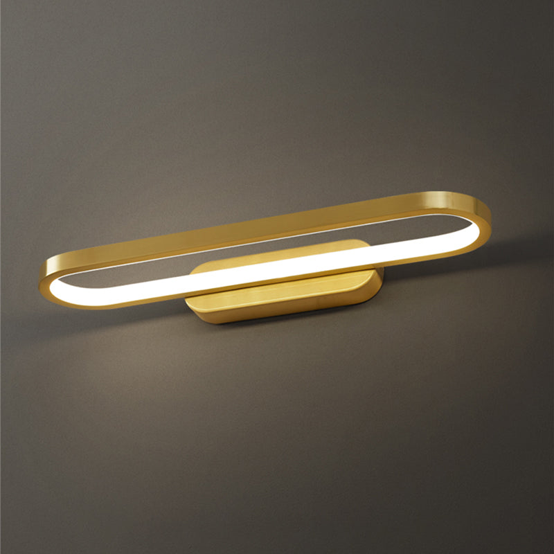 Nordic Simplicity Copper Wall Lamps For Bedside Wall Lamp With Silicone Strip Lamp Shade