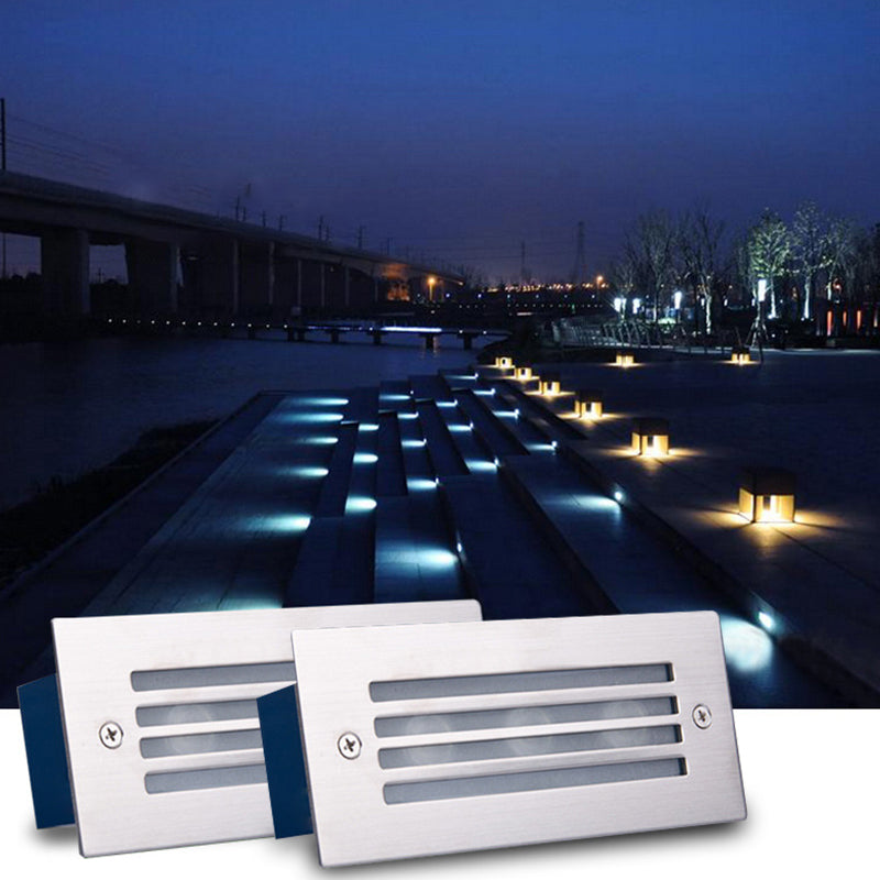 2W 3W 4W Underground Lamp Garden Porch Outdoor Wall Light LED Stair Light Recessed LED Step Light