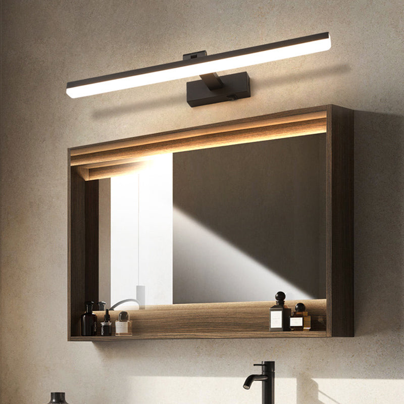 Led Waterproof Aluminum Adjustable Light Led Bathroom Mirror Front Lamp Wall Surface Mount Make Up Vanity Light