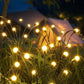 OEM Solar Garden Lights Waterproof Starburst Wind Swaying Firefly Lights Outdoor Garden Decorative Solar Lights