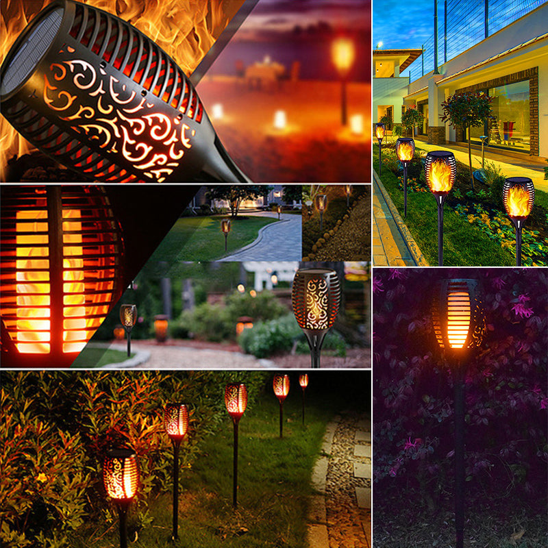 Solar Torch Lights 96 LED Solar Lights Outdoor with Flickering Flames Waterproof Solar Tiki Torch Garden light