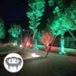 Hoop Coconut Palm Hug Tree Lamps Decorative Garden Tree Landscape Lighting DMX512 RGB Corrugated Ring Hoop Lights