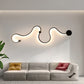 Post Modern Personality Snake Curve Decoration LED Creative Wall Lamp Wall Plug Night Light