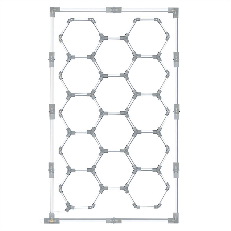 2024 Best Quality Led Hexagon Honeycomb Detailing Lights Garage Light Hexagon LED Detailing Light