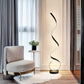 Modern Decorative Spiral Floor Lamp for Sofa Side Bedside  Living Room Office Hotel
