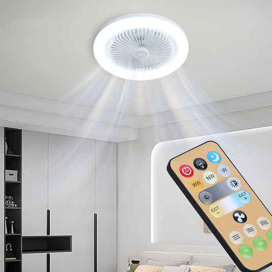 Intelligent Remote Control High-power LED Fan Light Can Be Remotely Controlled with Dimming and Wind Speed Fan Light