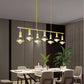 Luxury Bedside Lighting Pendant Hanging Copper Lamp Body Crystal Shade Decorative Pendant Light
