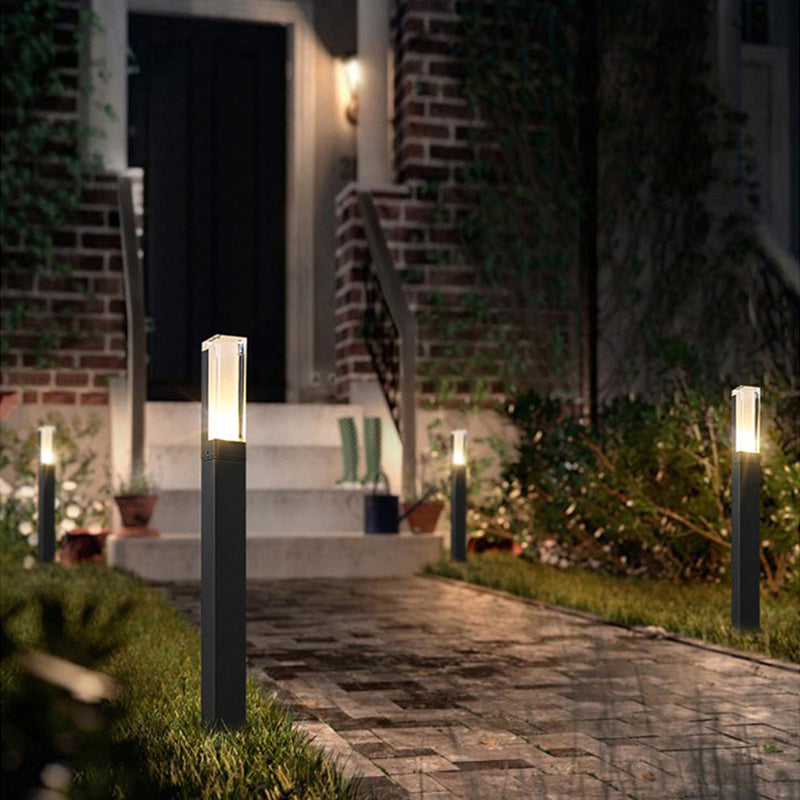 IP65 Outdoor Aluminum Acrylic Landscape Lawn Light 30CM 40CM 60CM 80CM Multi Size Garden Lamp Post LED Light