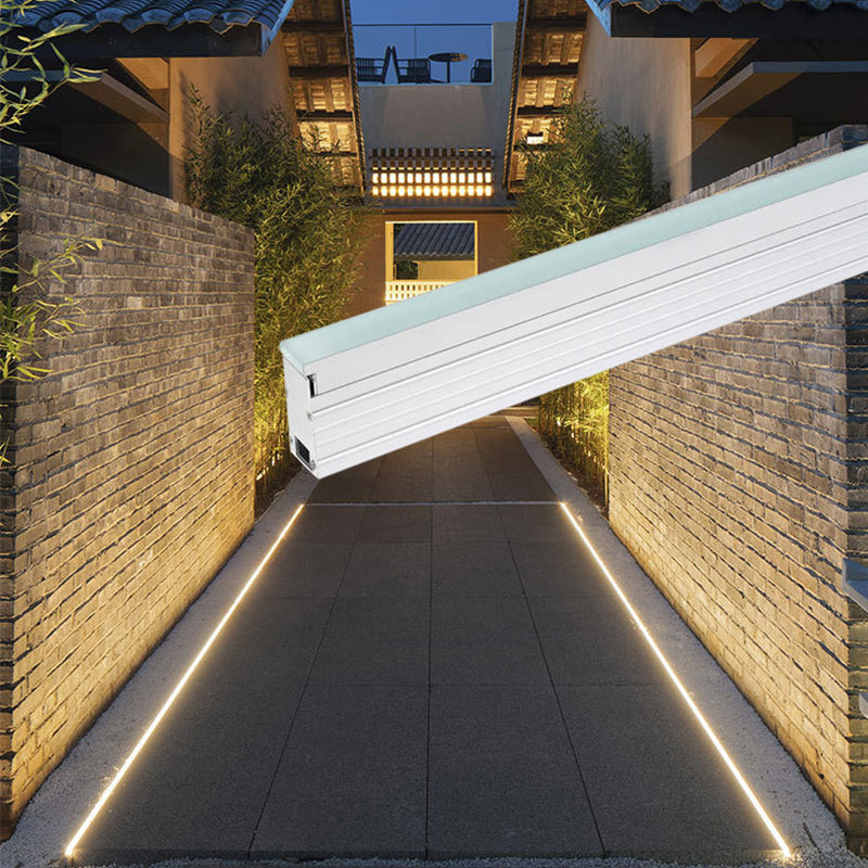Outdoor Floor Lighting IP65 Led Waterproof Ground Recessed Aluminium Linear Underground Light