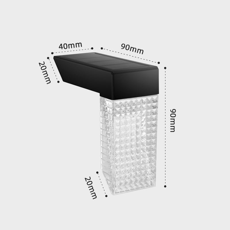 Down Warm White or White or RGB Solar Wall Light