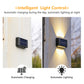 Waterproof Outdoor Garden Fence Lamp Wall Mounted Led Solar Up And Down Wall Light