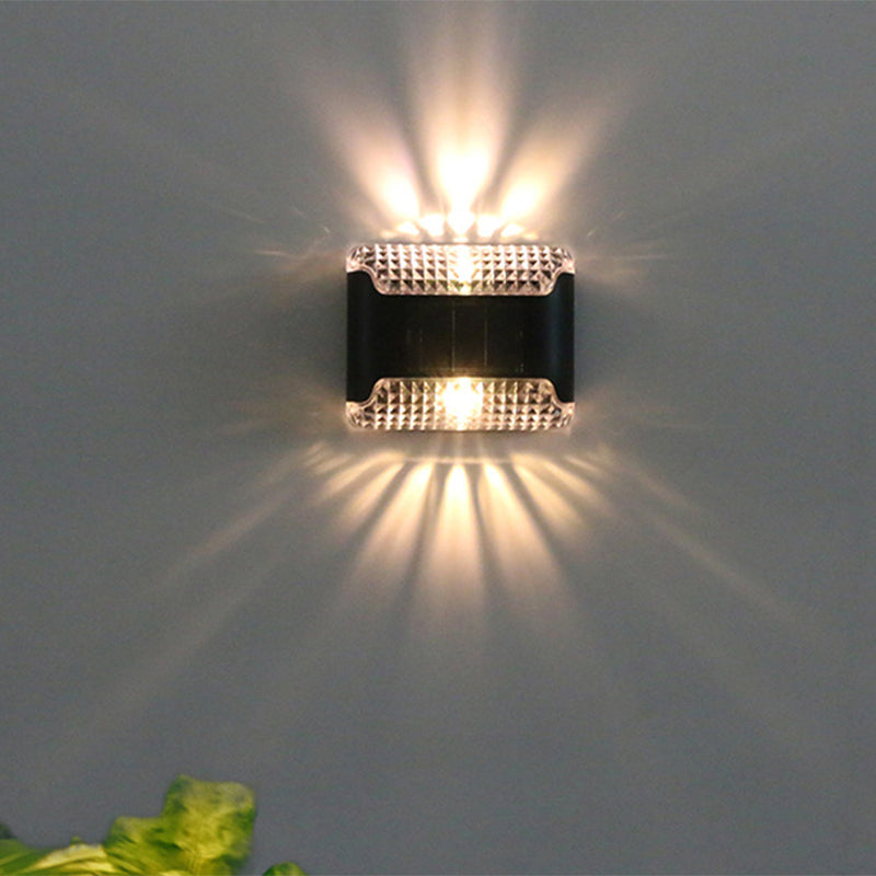 Cheap Factory Price IP65 Lamps Led Sensor Other Light Solar Aluminum 80 Outdoor Garden Wall Light Solar Power Source Warm White
