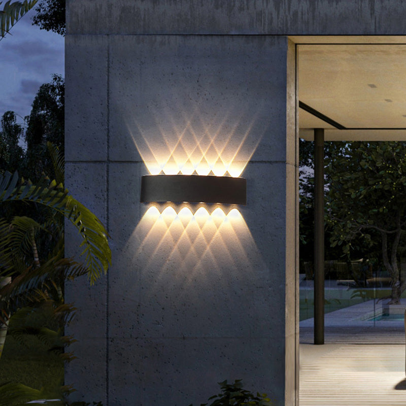 Outdoor Garden Light Led Wall Mount Lamp Decorative Up And Down Lighting  Wall Light For Garden Yard