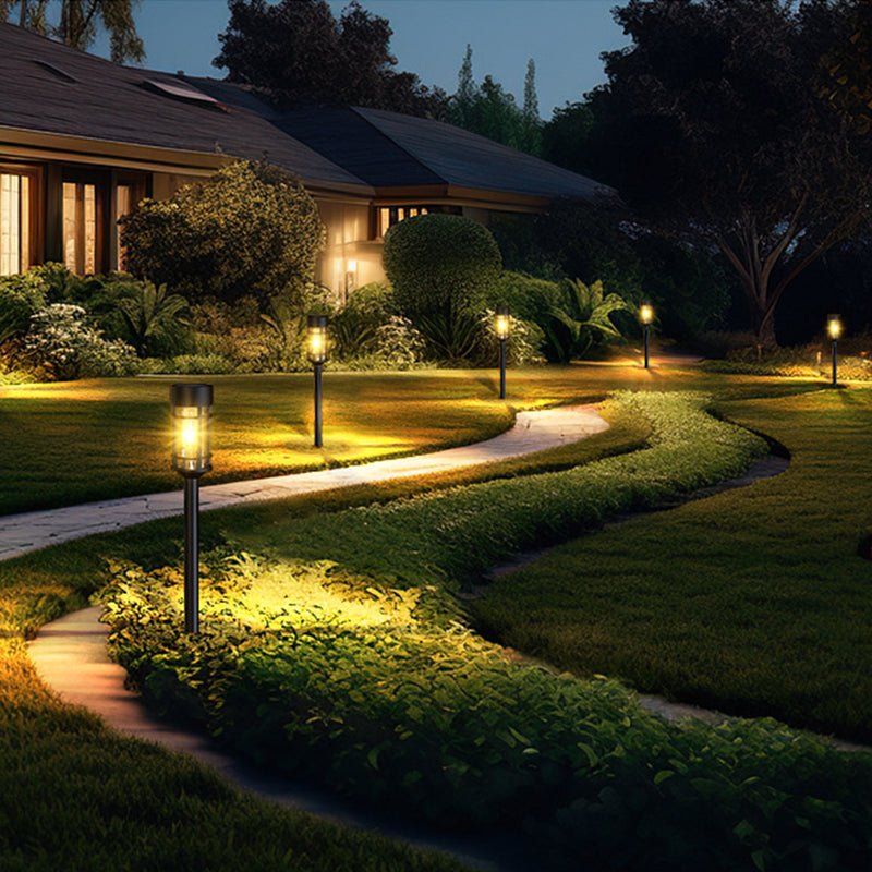 Solar Pathway Lights Outdoor IP65 Waterproof Auto On/Off Solar Garden Lamp for Yard Landscape Path Walkway Decoration