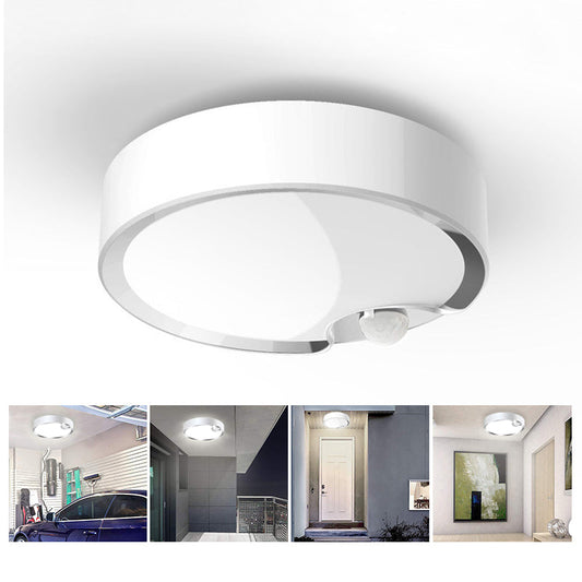 Motion Sensor Ceiling Light Battery Powered Ceiling Light with 400LM 6000K 7.2 Inch Motion Activated Light