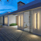 Linear Strip Wall Lamp Acrylic IP65 Waterproof 3000K Garden Sconce LED Long Solar outdoor Wall Lights