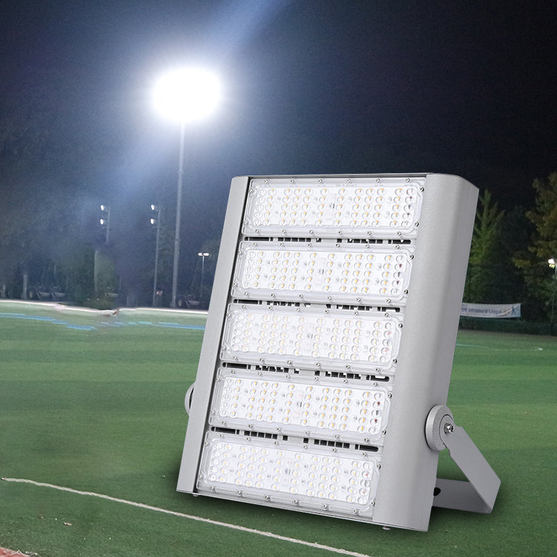 150W Outdoor Bright Led  Stadium Flood Lights Daylight 6500K with 3 Modules Adjustable