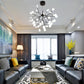 Stylish Tree Branch Chandelier Lamp Modern LED Firefly Chandelier Light Decorative Home