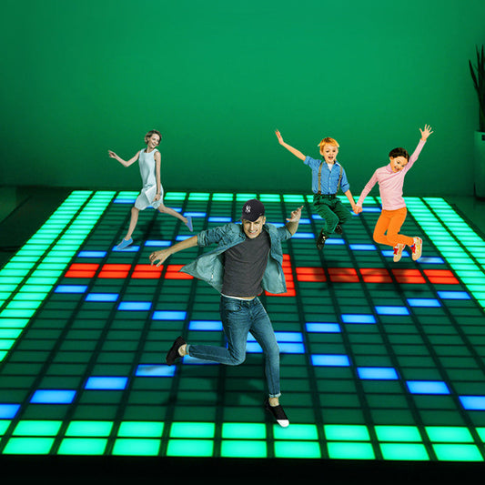 Gravity sensor celebration activity Game floor tiles led dance floor panel for Night Club