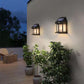 New Arrival Solar Powered Garden Courtyard Led Wall Mounted Lights Outdoor Ip65 Waterproof With Body Motion Sensor