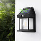 New Arrival Solar Powered Garden Courtyard Led Wall Mounted Lights Outdoor Ip65 Waterproof With Body Motion Sensor