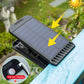 2024 New Arrival Clip Solar Fence Light Warm White 72 LEDS Waterproof Outdoor Wall Light PIR Motion Sensor Solar Garden Light