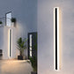 110V 220V Modern Outdoor Exterior Linear Strip Wall Lamp 3000K Warm White Garden Sconce Long LED Wall Light