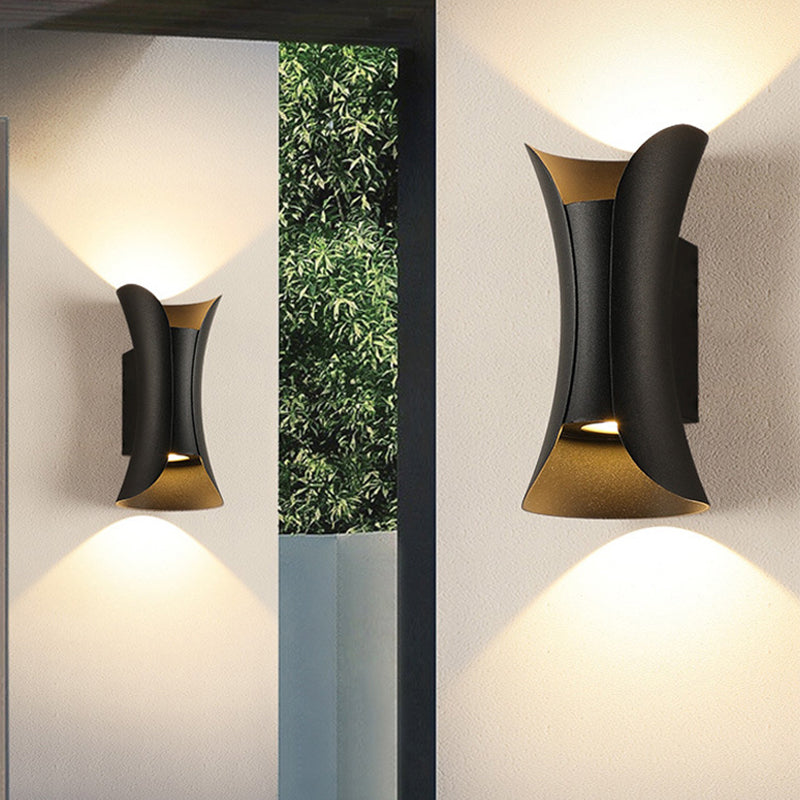 Led Modern Up and Down Outdoor Lighting IP65 Porch Sconce Wall Light