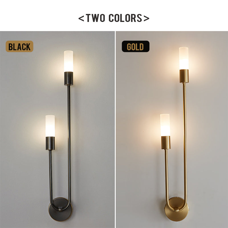 Dropshipping New Trendy Modern Simple LED Wall Sconces Light for Living Room Bedroom Lighting U-shape Wall Mounted Light