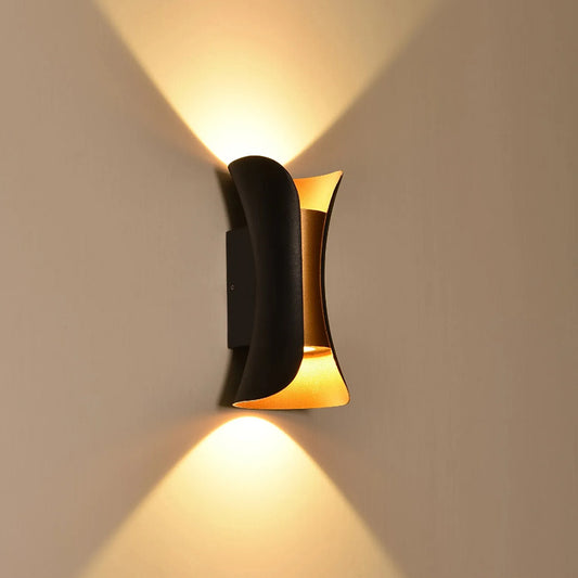 Modern Exterior Sconce Up Down Luxury Hotel Ip65 Waterproof Wall Mounted Outdoor LED Wall Lights