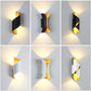 Modern Exterior Sconce Up Down Luxury Hotel Ip65 Waterproof Wall Mounted Outdoor LED Wall Lights
