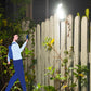 2024 New Arrival Clip Solar Fence Light Warm White 72 LEDS Waterproof Outdoor Wall Light PIR Motion Sensor Solar Garden Light