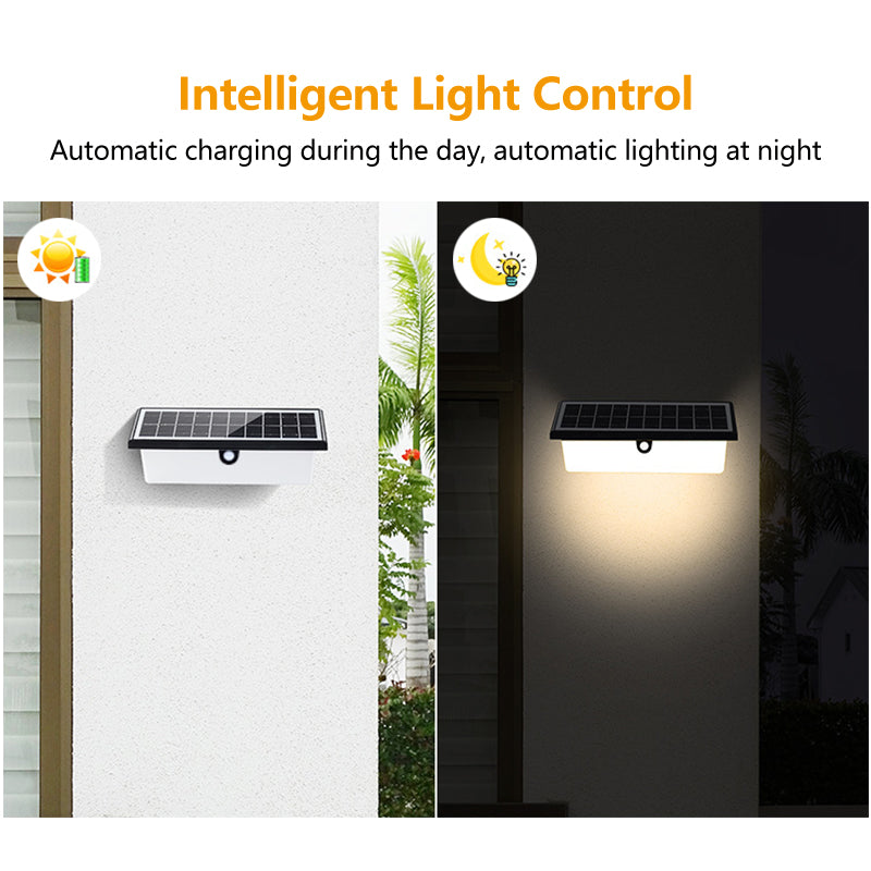 Motion Sensor LED Solar Lamp Outdoor Garden Light IP54 Waterproof Solar Light Front Door Stairs Garden Balcony Solar Energy Lamp