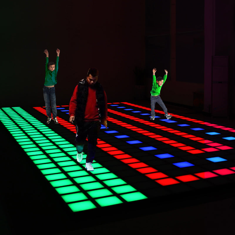 Interactive Light Up Indoor Active Game Room Pressure Sensitive LED Floor Tile Games