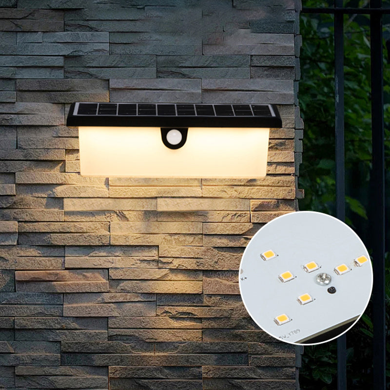 Solar LED Wall Lamp Outdoor Motion Sensor Garden Villa Exterior Wall Corridor Staircase Decoration Lighting Solar Wall Lamp